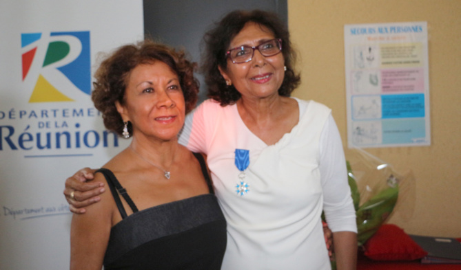 Avec Théodia Naze du service Protocole du Conseil Départemental Avec Théodia Naze du service Protocole du Conseil Départemental