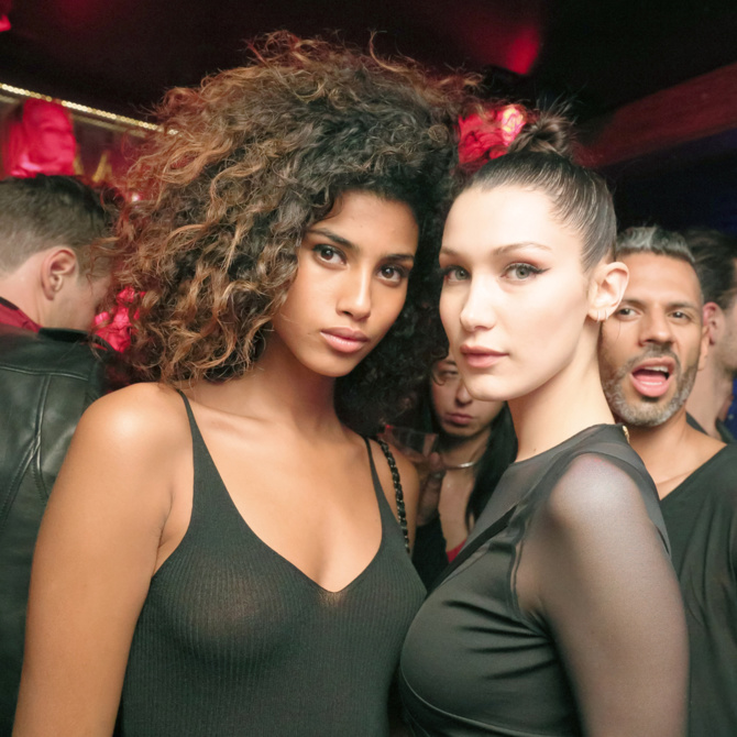 La très belle Bella Hadid et Imaan Hammam La très belle Bella Hadid et Imaan Hammam