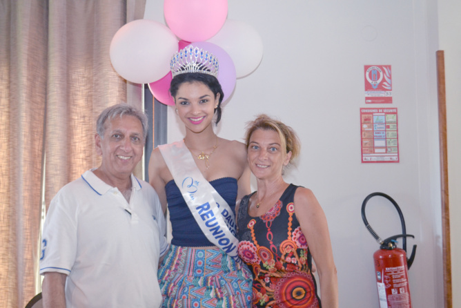 Aziz Patel du Comité Miss Réunion, Azuima et Kathy Aziz Patel du Comité Miss Réunion, Azuima et Kathy