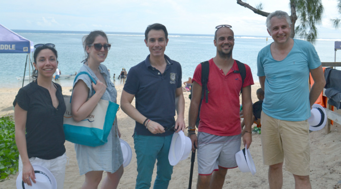 Emilie Villneuve, Elodie Denis, Gérald Ariano, Florian Buthier, et Vincent Puybaret