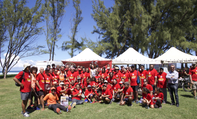 Marche contre la polio du Rotary-Club à Saint-Pierre<br>Miss Réunion soutient la cause Marche contre la polio du Rotary-Club à Saint-Pierre<br>Miss Réunion soutient la cause