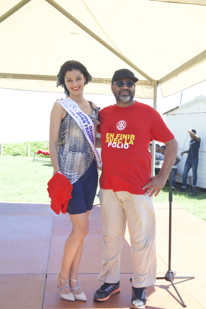 Marche contre la polio du Rotary-Club à Saint-Pierre<br>Miss Réunion soutient la cause Marche contre la polio du Rotary-Club à Saint-Pierre<br>Miss Réunion soutient la cause