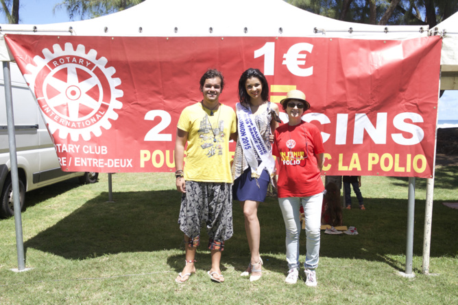 Marche contre la polio du Rotary-Club à Saint-Pierre<br>Miss Réunion soutient la cause Marche contre la polio du Rotary-Club à Saint-Pierre<br>Miss Réunion soutient la cause
