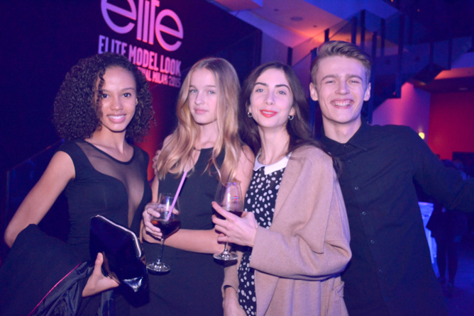 Léia et des mannequins Elite Model Look Léia et des mannequins Elite Model Look