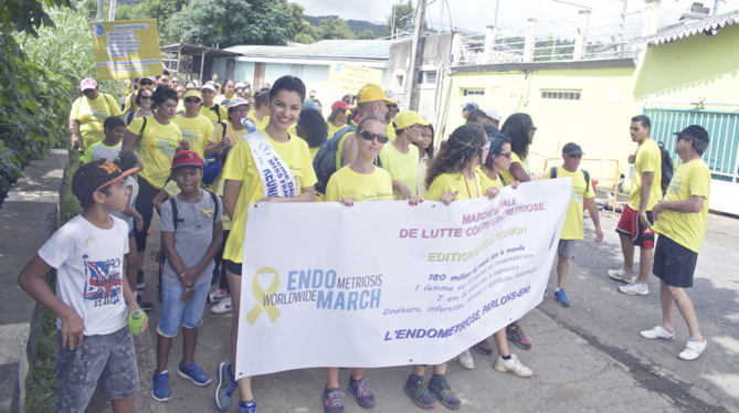 Lutte contre l'endométriose<br>Une marche à Trois Bassins Lutte contre l'endométriose<br>Une marche à Trois Bassins