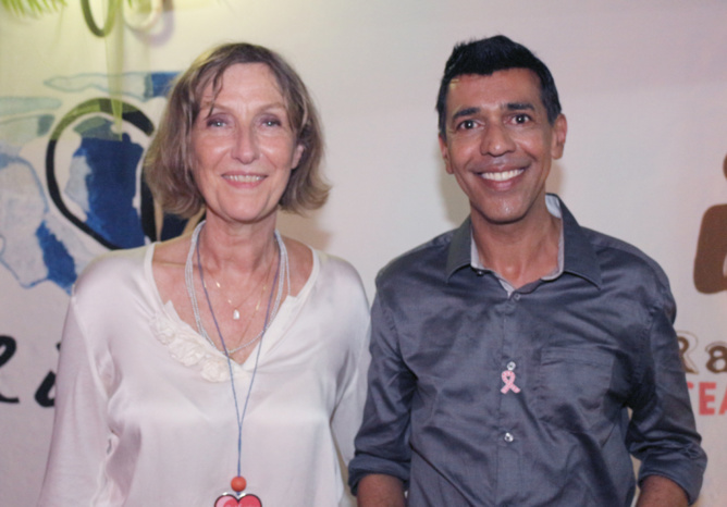 Catherine Gaud et Younous Omarjee, député européen Catherine Gaud et Younous Omarjee, député européen