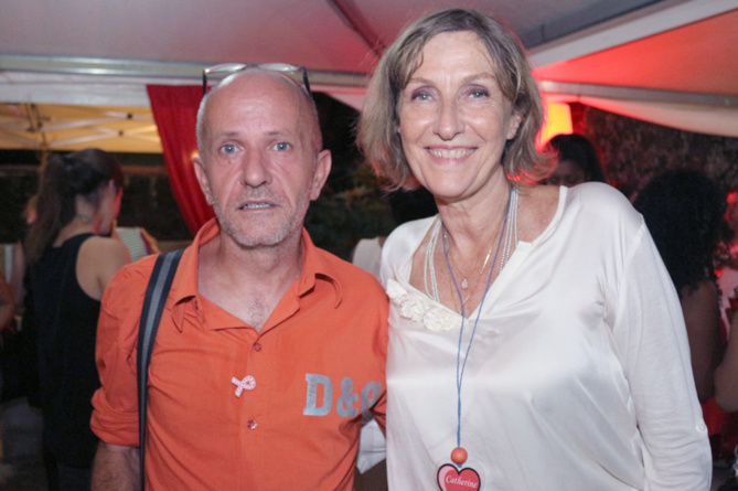 Stéphane Ducamp de l’association Orizon, et Catherine Gaud
