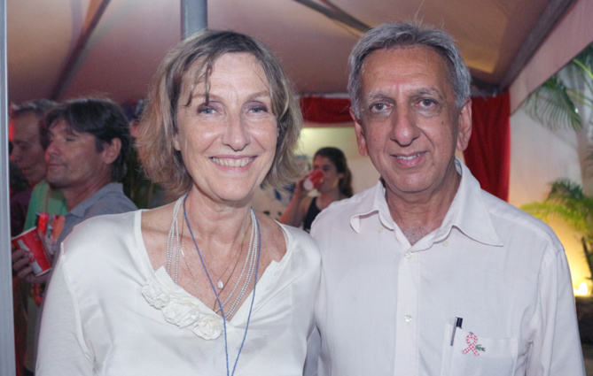 Catherine Gaud et Aziz Patel