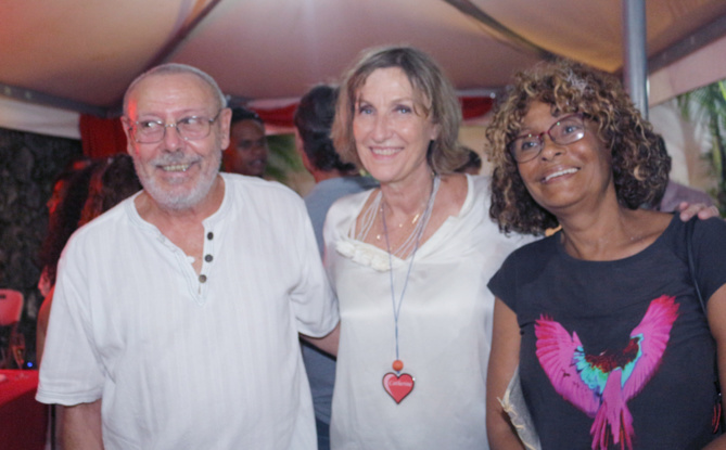 Catherine Gaud avec Maurice et Gislaine Loger Catherine Gaud avec Maurice et Gislaine Loger