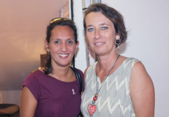 Sandrine Hermance du Planning Familial, et Marie-Laure Veyrat Sandrine Hermance du Planning Familial, et Marie-Laure Veyrat