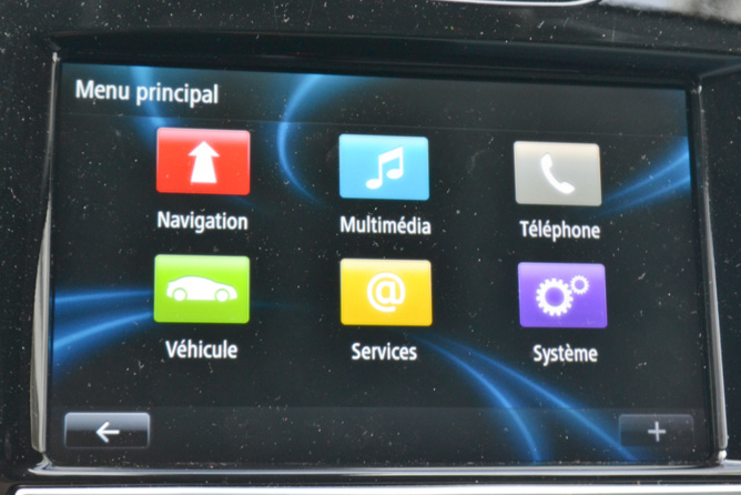 L’écran central mutli-fonctions L’écran central mutli-fonctions