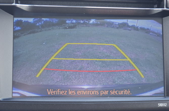 Caméra de recul de série