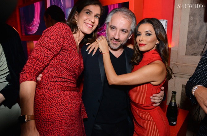 Cyril Chapuy, Eva Longoria et Vanessa Van Zuylen Cyril Chapuy, Eva Longoria et Vanessa Van Zuylen