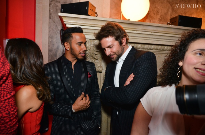 Lewis Hamilton et Bradley Cooper Lewis Hamilton et Bradley Cooper