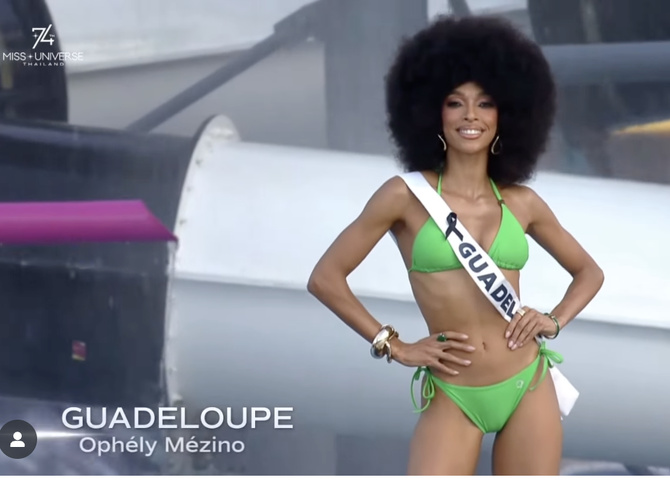 Miss Univers 2025 : la chuté évitée d'Ophély Mézino Miss Univers 2025 : la chuté évitée d'Ophély Mézino