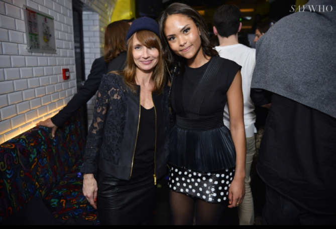 Axelle Laffont, la marraine, et Anne-Christelle Pérochon Axelle Laffont, la marraine, et Anne-Christelle Pérochon