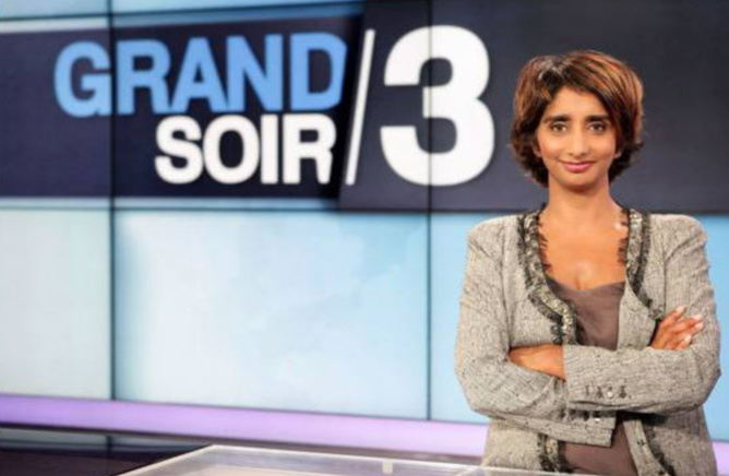 Elle présente le journal du soir depuis 2011 Elle présente le journal du soir depuis 2011