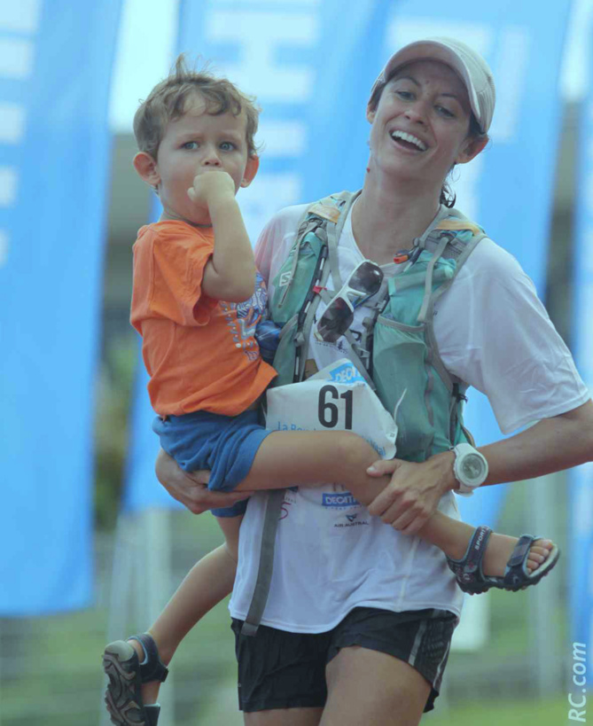 Une belle image à l'arrivée, avec une Florence Bédier sur un nuage... Une belle image à l'arrivée, avec une Florence Bédier sur un nuage...