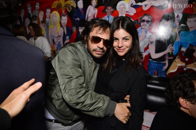 Olivier Zahm et Julia Restoin-Roitfeld Olivier Zahm et Julia Restoin-Roitfeld