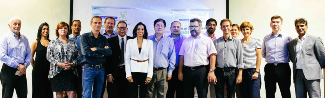 Les membres du Conseil d'administration de la Technopole de La Réunion Les membres du Conseil d'administration de la Technopole de La Réunion