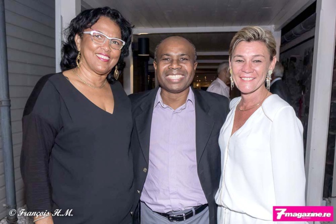 Béatrice Sigismeau et Jean-René Dreinaza de la Région, avec Anne Séry Béatrice Sigismeau et Jean-René Dreinaza de la Région, avec Anne Séry