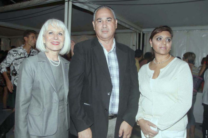 Isabelle Lemarchand avec Christian Robert du Conseil Régional et son épouse Isabelle Lemarchand avec Christian Robert du Conseil Régional et son épouse