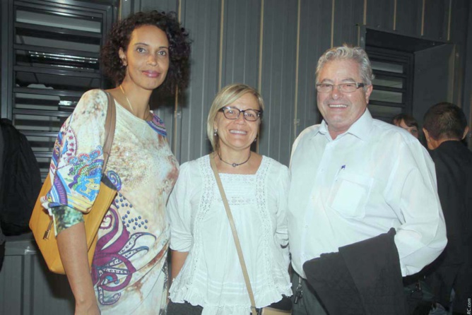 Margaret Hoareau, représentante des parents d'élèves, et Pierre Jean Bourquin Margaret Hoareau, représentante des parents d'élèves, et Pierre Jean Bourquin
