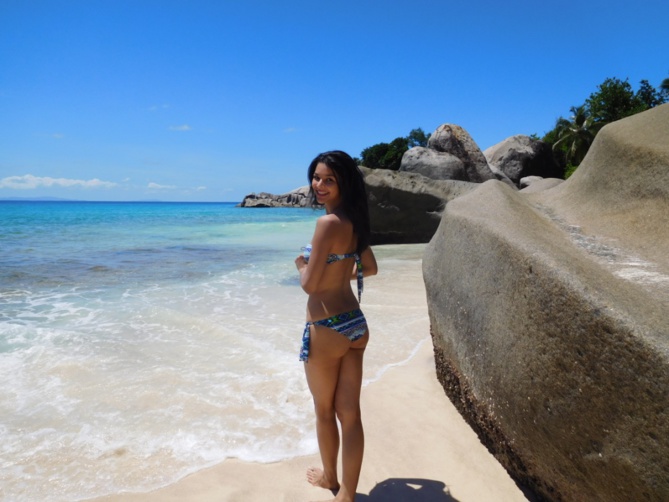 Sur la plage du Caranal Beach Sur la plage du Caranal Beach