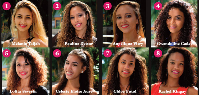 Miss Avirons 2016<br>Les candidates Miss Avirons 2016<br>Les candidates