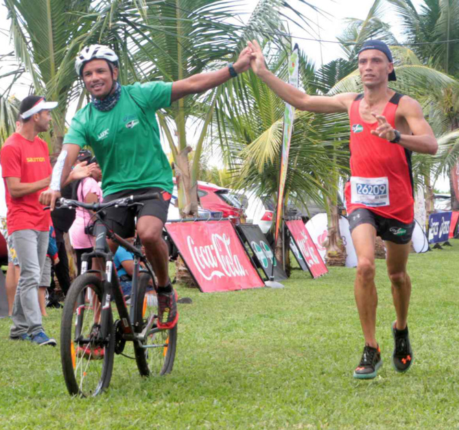Du Team City-Sport, Didier Barret s'adjuge une belle première place sur les 35 km.