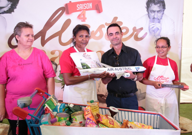 Avec Fabrice Adam d'Air Austral