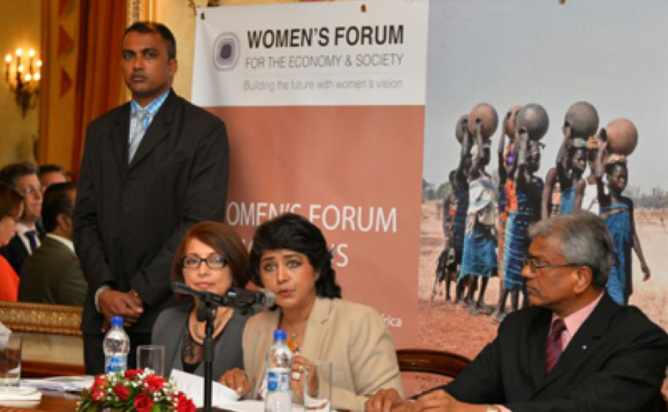 Ameenah Gurib-Fakim a annoncé la tenue de ce forum lors d'une conférence de presse (photo lexpress.mu)