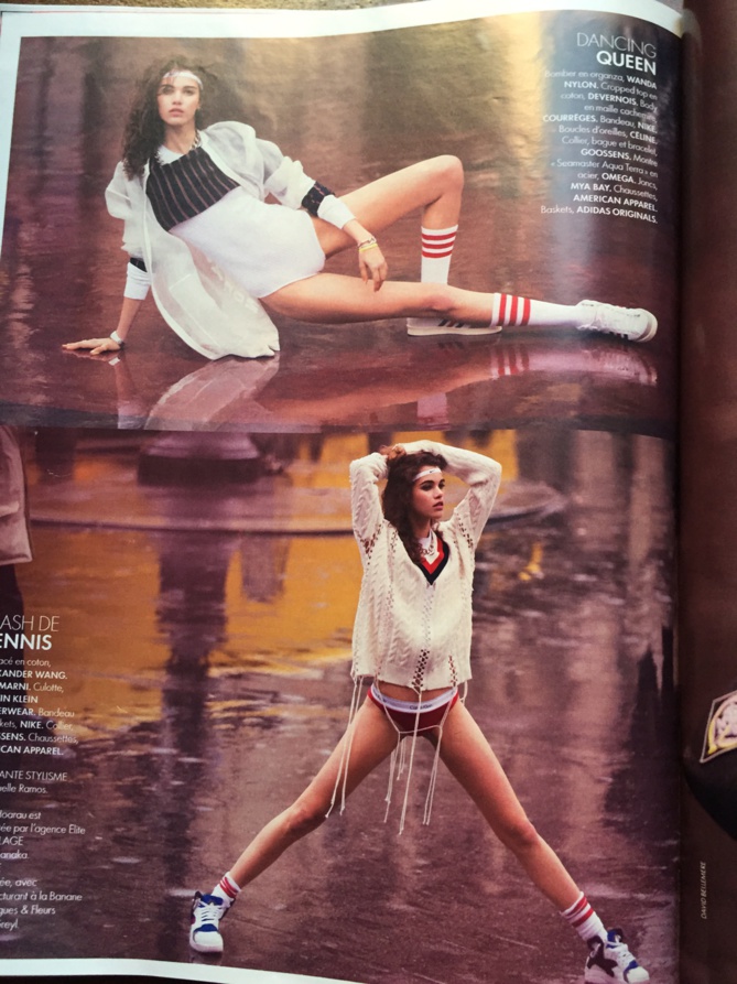 Pauline Hoarau: de superbes pages dans le Elle Pauline Hoarau: de superbes pages dans le Elle