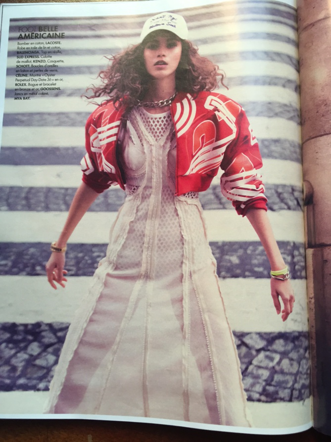 Pauline Hoarau: de superbes pages dans le Elle Pauline Hoarau: de superbes pages dans le Elle