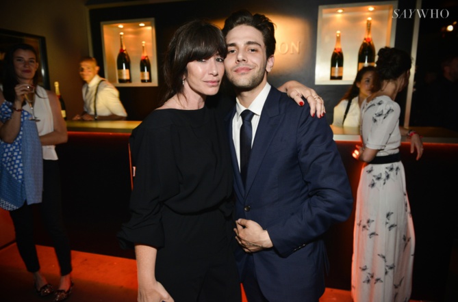 Albane Cleret et Xavier Dolan Albane Cleret et Xavier Dolan