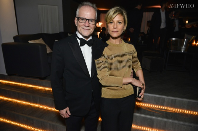 Thierry Fremaux et Marina Foïs Thierry Fremaux et Marina Foïs