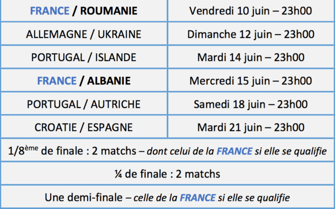Antenne Réunion nous a fourni son tableau de diffusion Antenne Réunion nous a fourni son tableau de diffusion