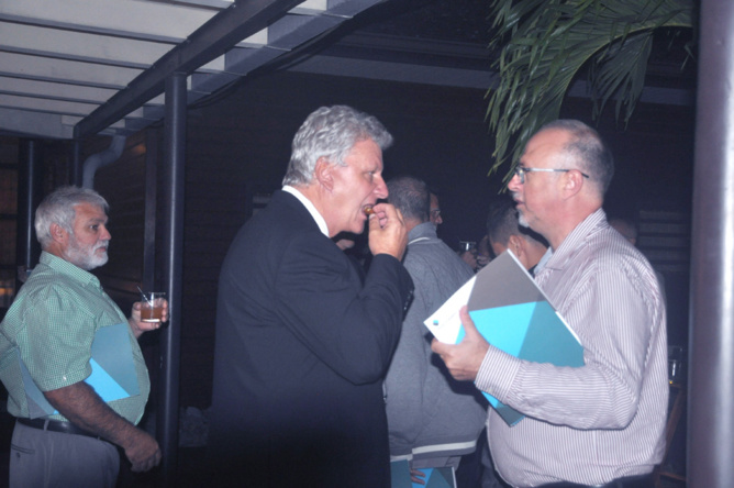 Inel Morel, gérant de société, Jacquet Hoarau, 1er adjoint Mairie du Tampon, et Thierry Fayet Inel Morel, gérant de société, Jacquet Hoarau, 1er adjoint Mairie du Tampon, et Thierry Fayet