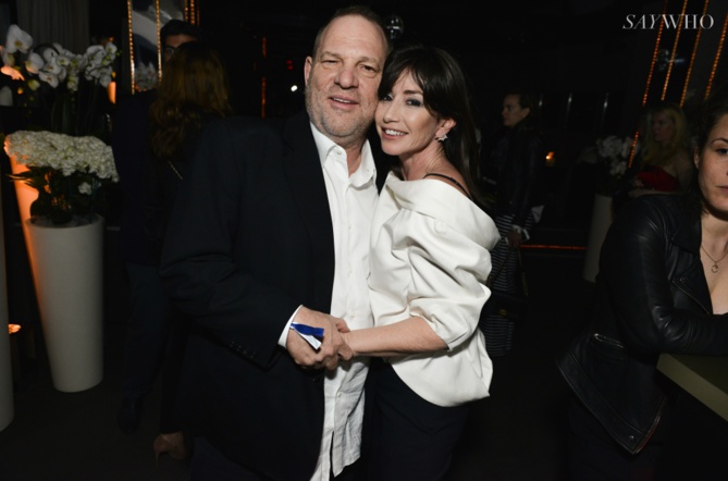 Harvey Weinstein et Albane Cléret Harvey Weinstein et Albane Cléret