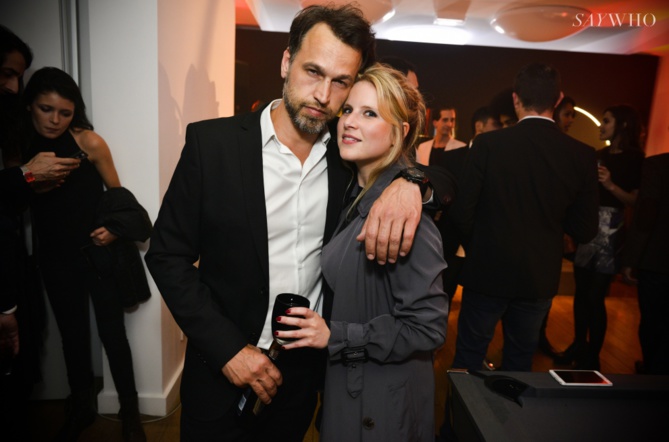 Cedric Delsaux et son amie Cedric Delsaux et son amie