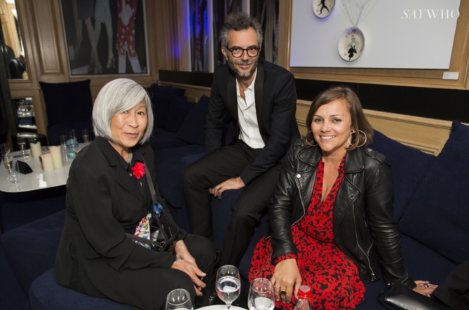 Philippe di Meo, Virginie Chabanne et une amie Philippe di Meo, Virginie Chabanne et une amie