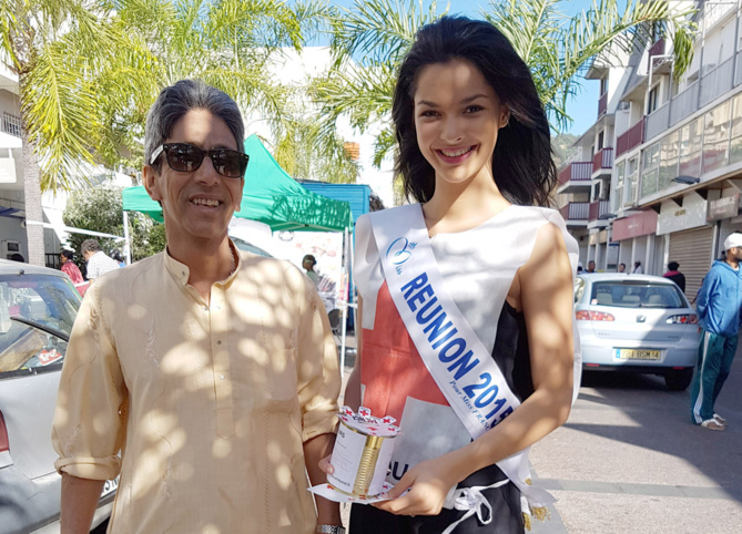 Quête Nationale de la Croix Rouge<br>Azuima Issa et Jean-Louis Prianon marraine et parrain Quête Nationale de la Croix Rouge<br>Azuima Issa et Jean-Louis Prianon marraine et parrain