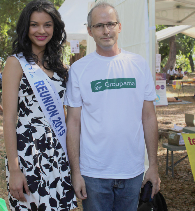 Azuima Issa et Laurent Mathiot, chargé de mission au service institutionnel Groupama