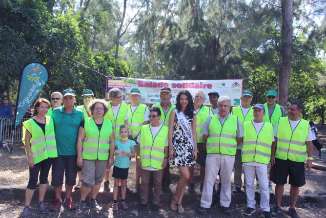Balade solidaire Groupama et Arnemuse<br>Miss Réunion marraine Balade solidaire Groupama et Arnemuse<br>Miss Réunion marraine