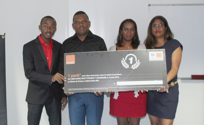 Euro 2016<br>Orange Réunion a offert des packs