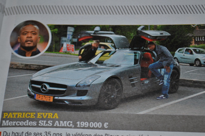 Patrice Evra roule en SLS