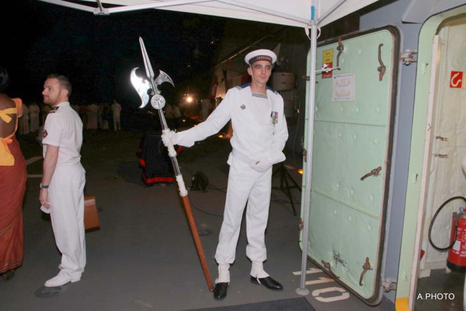 A bord du "Tonnerre" A bord du "Tonnerre"