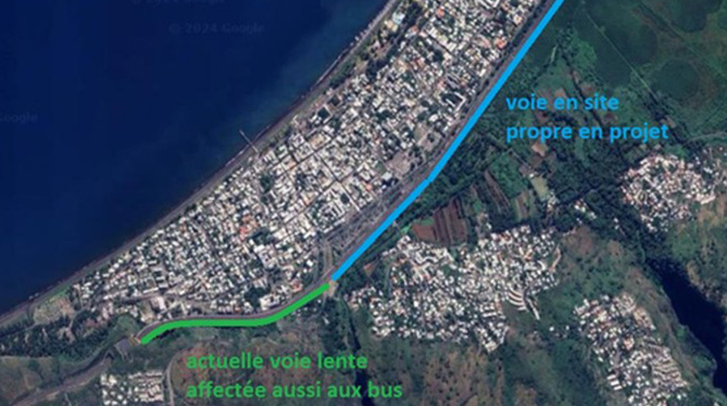 RN1 – aménagements en faveur des transports en commun entre le viaduc du Bernica et Savanna RN1 – aménagements en faveur des transports en commun entre le viaduc du Bernica et Savanna