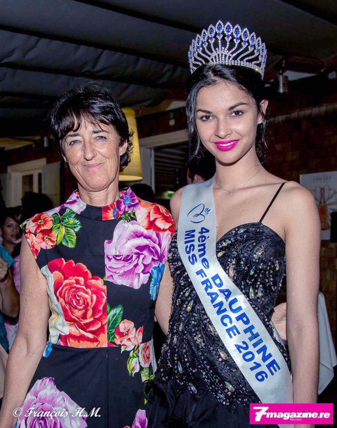 Pascale Mesnard, directrice Activité Hôtelière Villa Angélique, et Miss Réunion Pascale Mesnard, directrice Activité Hôtelière Villa Angélique, et Miss Réunion