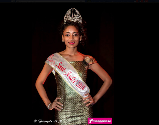 Cindy Vélaïdom couronnée Miss Saint-André Cindy Vélaïdom couronnée Miss Saint-André
